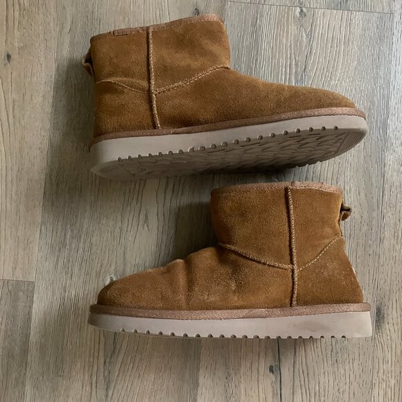 Koolaburra by Ugg Women's Light Brown Suede Ankle Booties Size: 6 - Picture 4 of 8